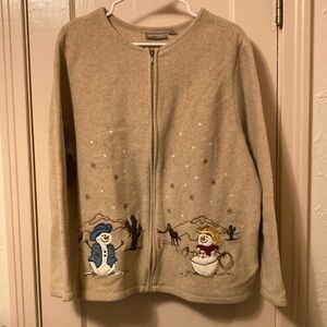 Croft&Barrow 1x Full Zip Fleece